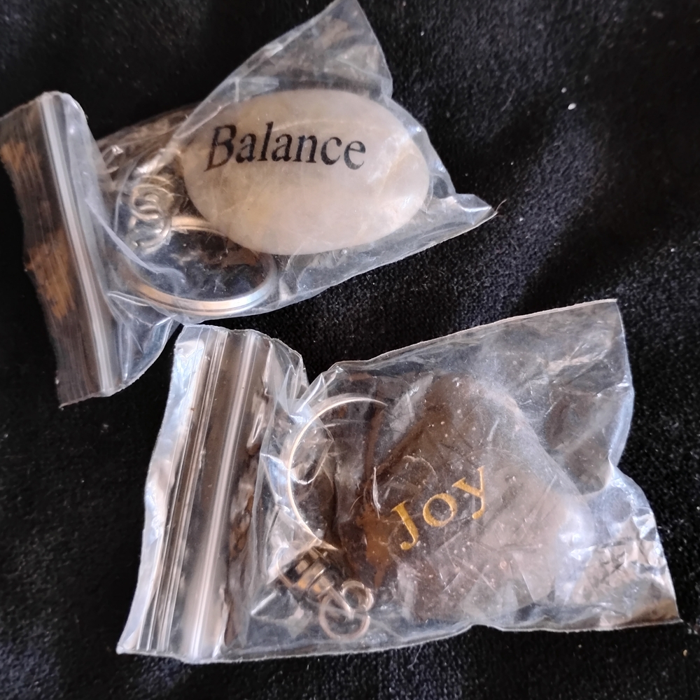 Balance and Joy Keychains
